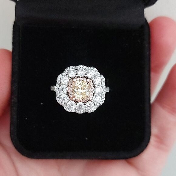2 Carat Citrine Sterling Silver Ring - Picture 6 of 13